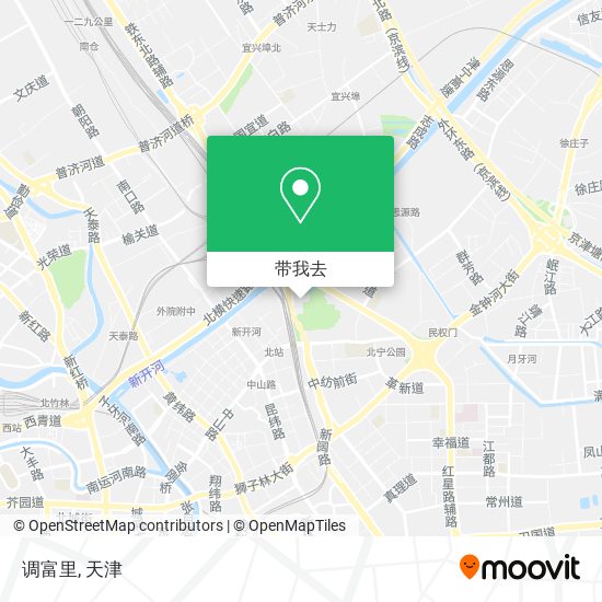 调富里地图