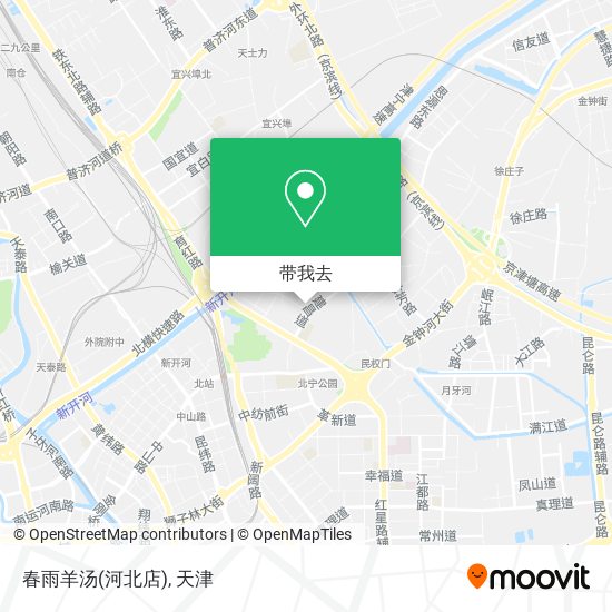 春雨羊汤(河北店)地图