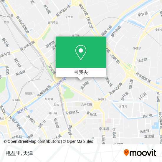 艳益里地图