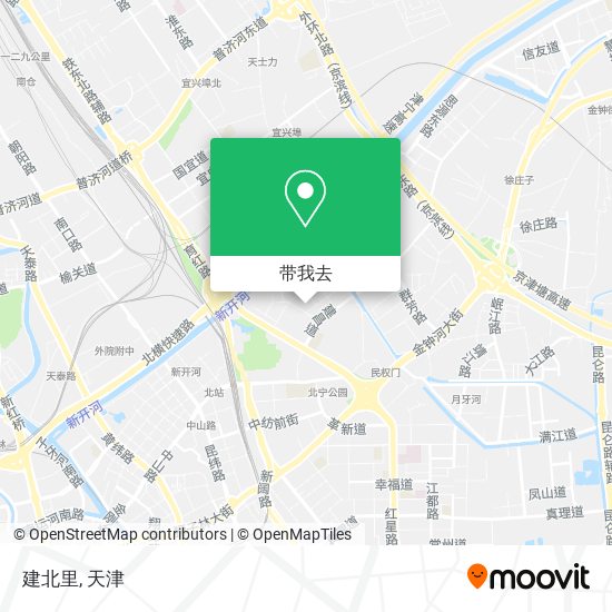 建北里地图