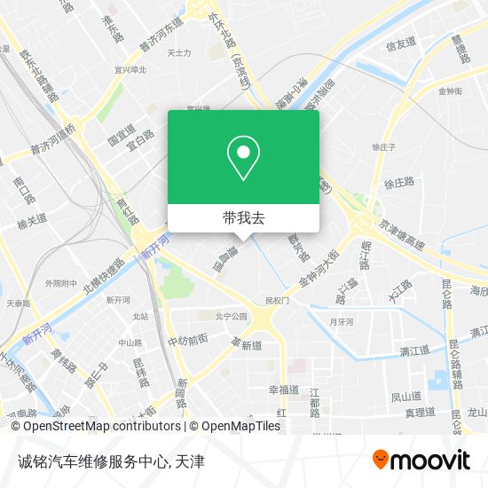 诚铭汽车维修服务中心地图