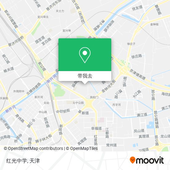 红光中学地图