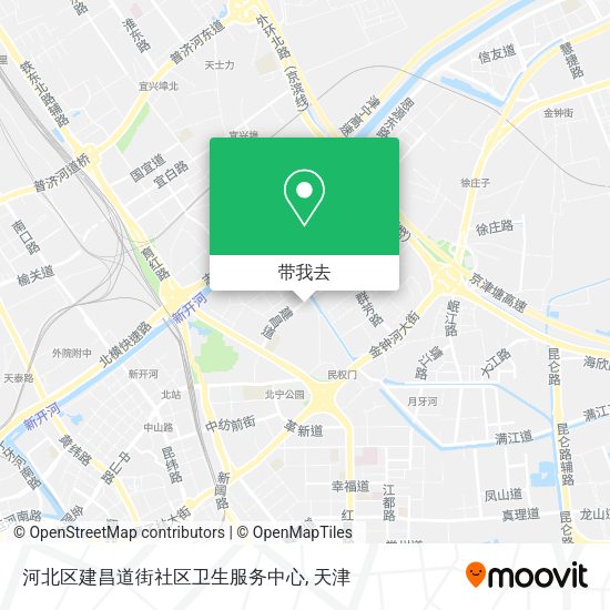 河北区建昌道街社区卫生服务中心地图
