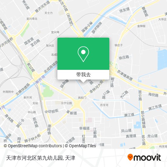 天津市河北区第九幼儿园地图