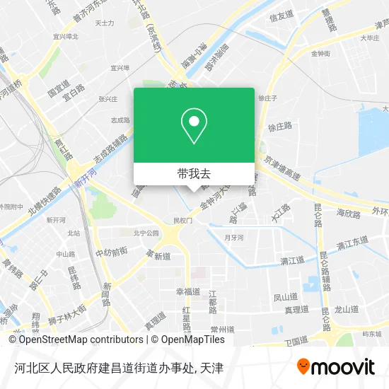 河北区人民政府建昌道街道办事处地图
