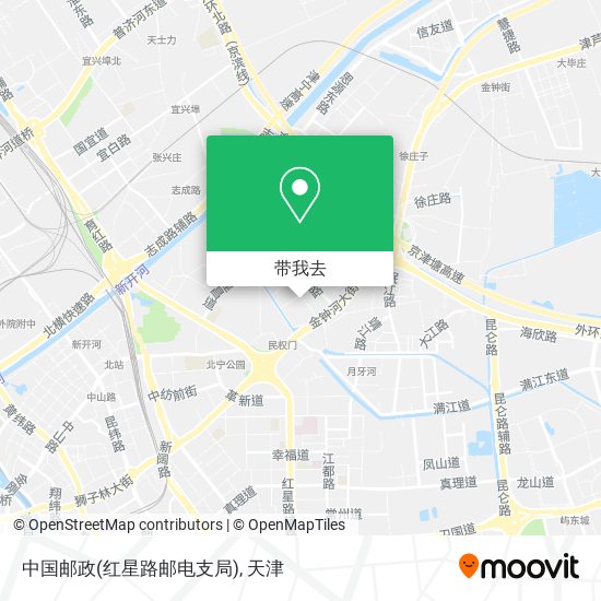 中国邮政(红星路邮电支局)地图
