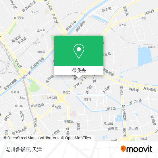 老川鲁饭庄地图