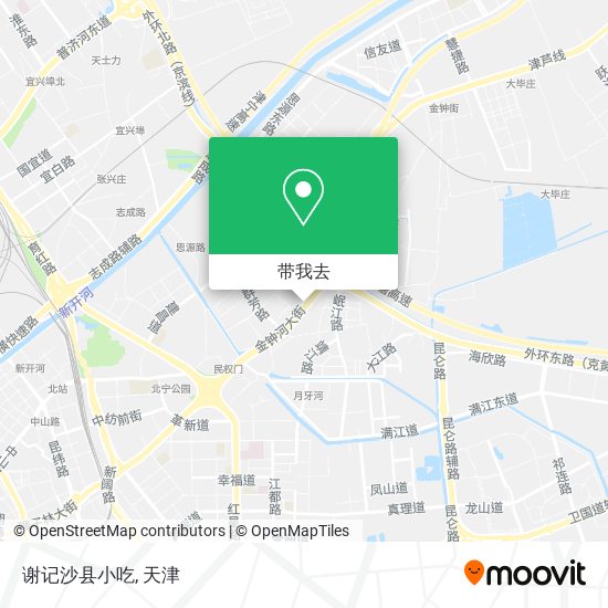 谢记沙县小吃地图