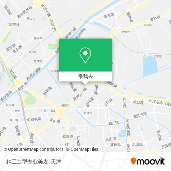 精工造型专业美发地图