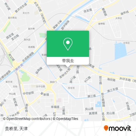 贵桥里地图