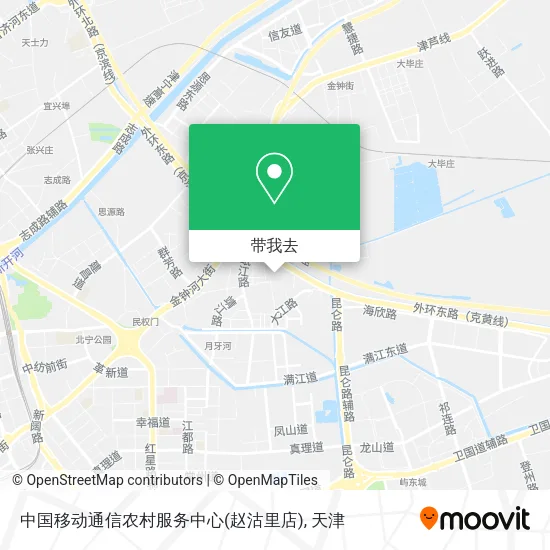 中国移动通信农村服务中心(赵沽里店)地图
