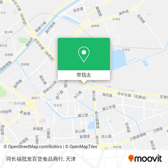 同长福批发百货食品商行地图