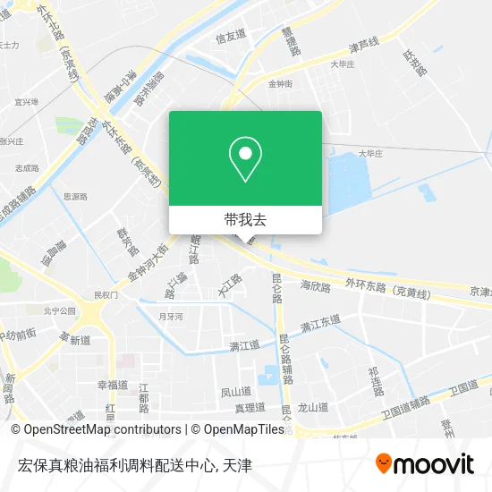 宏保真粮油福利调料配送中心地图