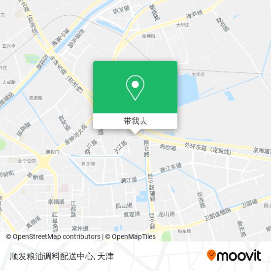 顺发粮油调料配送中心地图