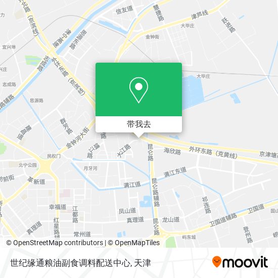 世纪缘通粮油副食调料配送中心地图