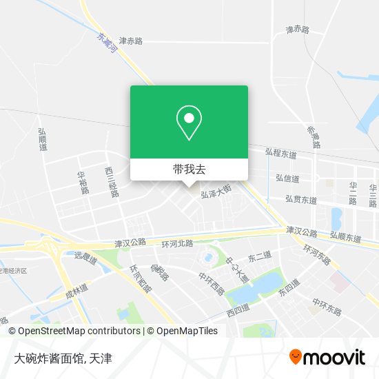 大碗炸酱面馆地图