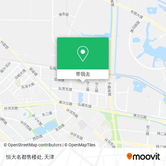 恒大名都售楼处地图