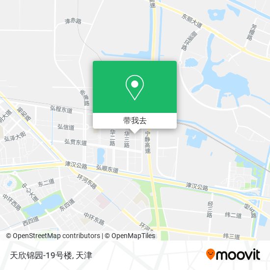天欣锦园-19号楼地图