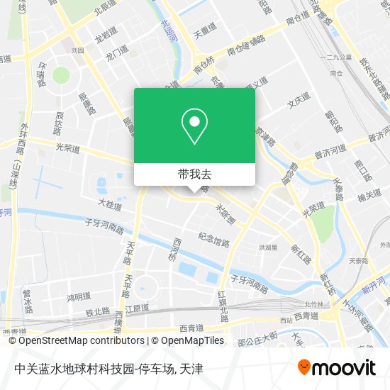 中关蓝水地球村科技园-停车场地图