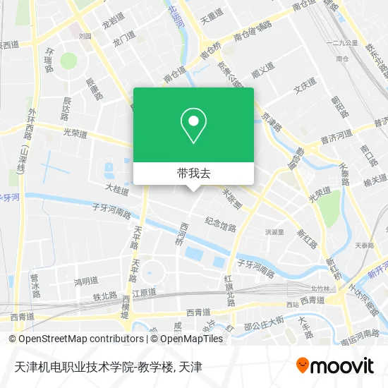 天津机电职业技术学院-教学楼地图