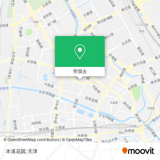 本溪花园地图