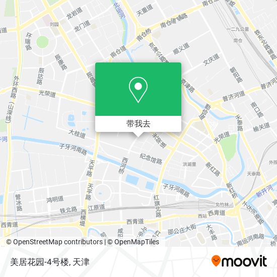 美居花园-4号楼地图