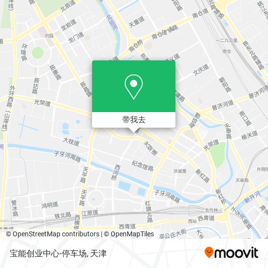 宝能创业中心-停车场地图