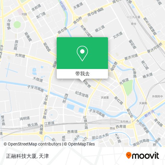 正融科技大厦地图