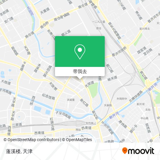 蓬溪楼地图