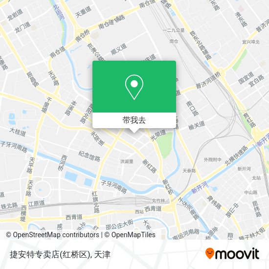 捷安特专卖店(红桥区)地图