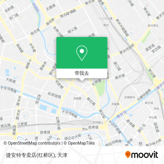 捷安特专卖店(红桥区)地图