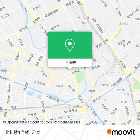 北川楼1号楼地图