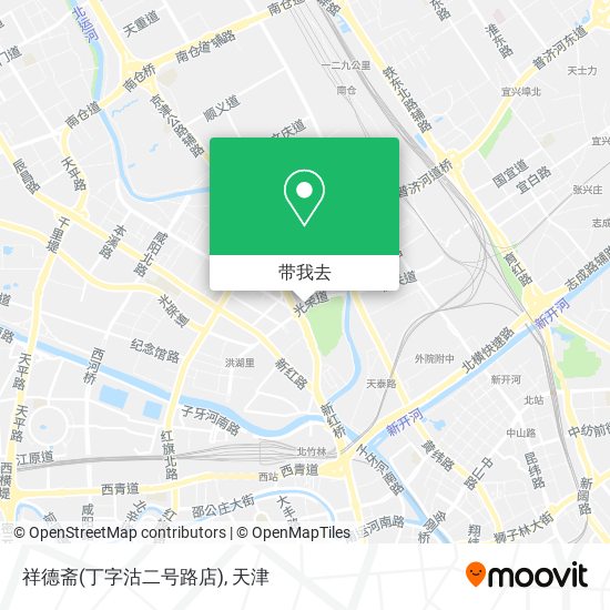 祥德斋(丁字沽二号路店)地图