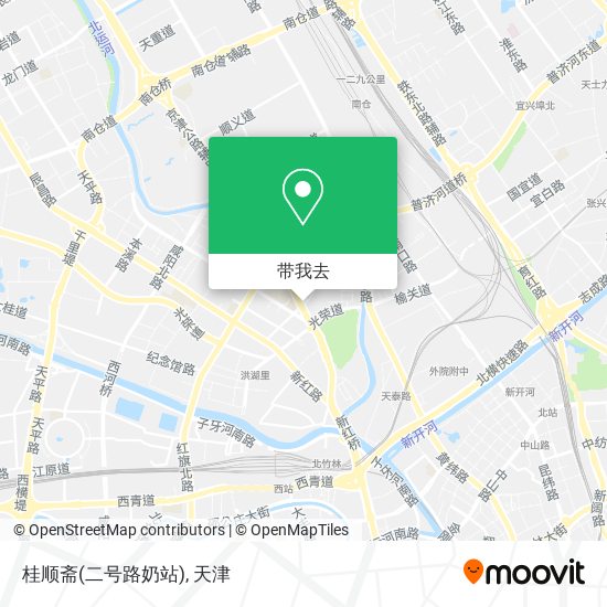 桂顺斋(二号路奶站)地图