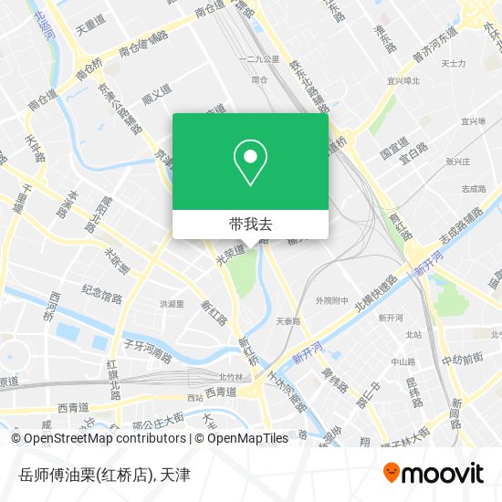 岳师傅油栗(红桥店)地图