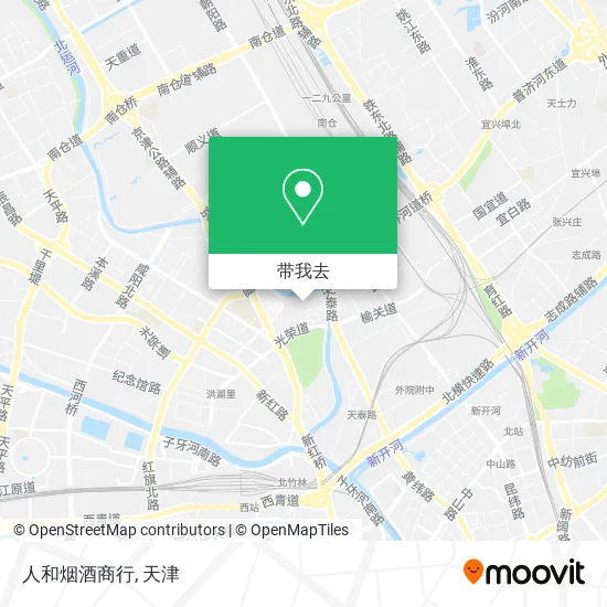 人和烟酒商行地图