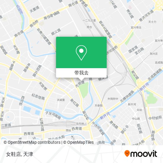 女鞋店地图