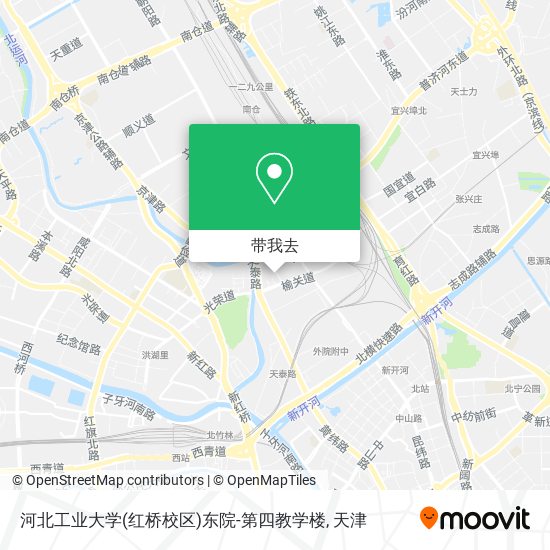 河北工业大学(红桥校区)东院-第四教学楼地图