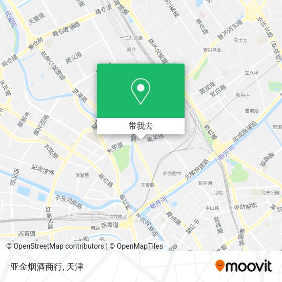 亚金烟酒商行地图