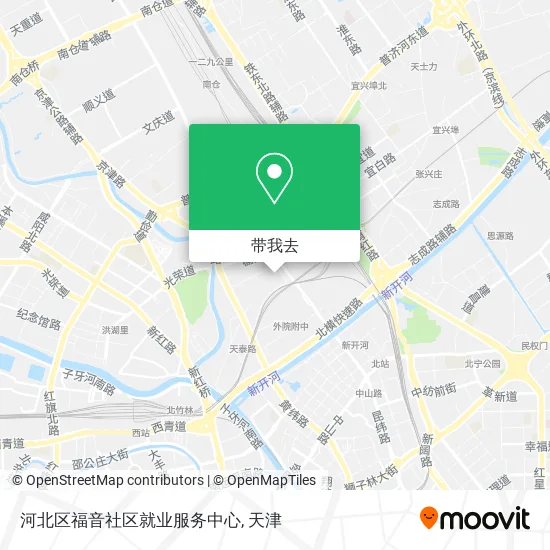 河北区福音社区就业服务中心地图