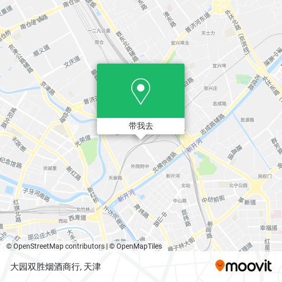 大园双胜烟酒商行地图