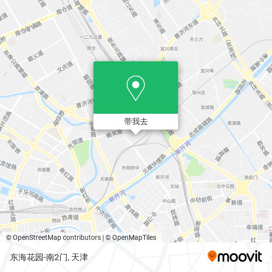 东海花园-南2门地图