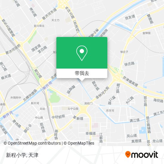 新程小学地图