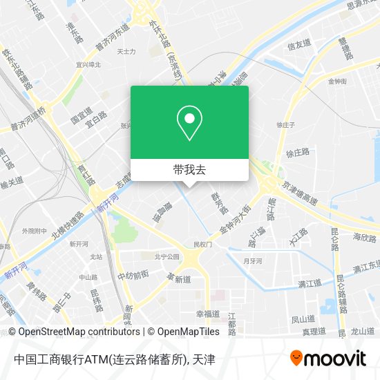 中国工商银行ATM(连云路储蓄所)地图