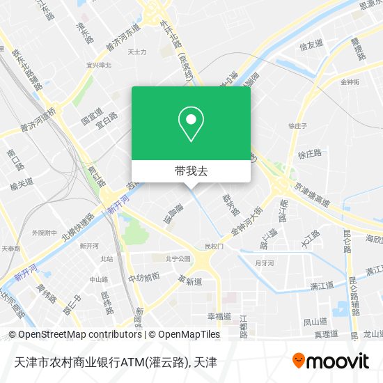 天津市农村商业银行ATM(灌云路)地图