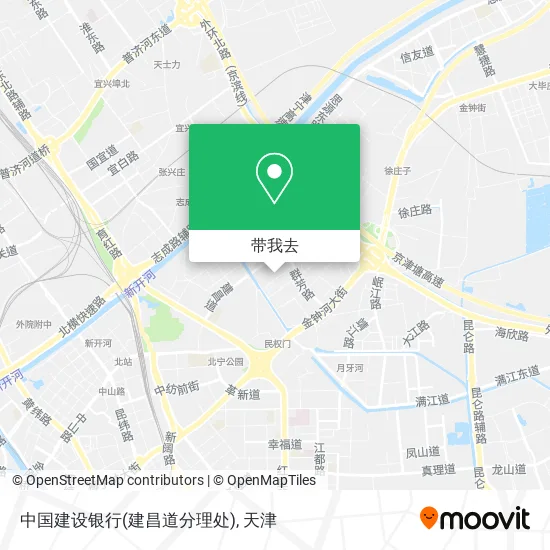 中国建设银行(建昌道分理处)地图