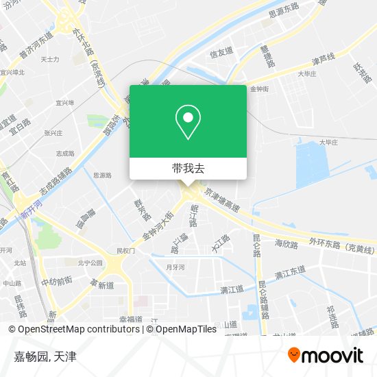 嘉畅园地图