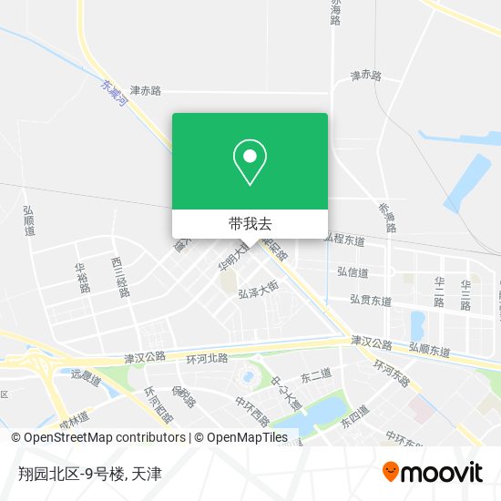 翔园北区-9号楼地图