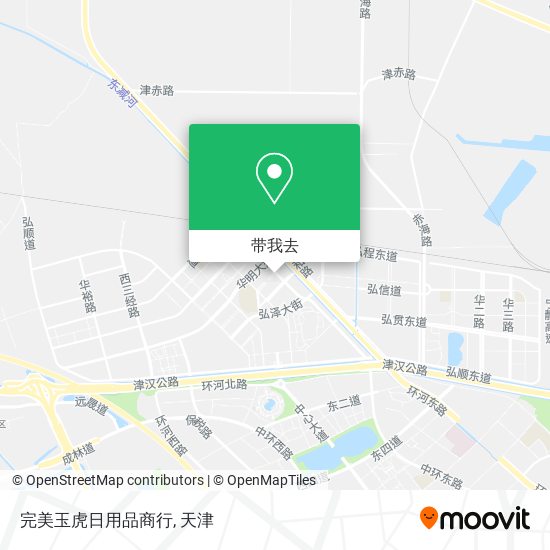 完美玉虎日用品商行地图