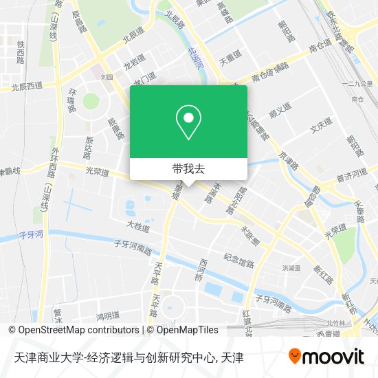 天津商业大学-经济逻辑与创新研究中心地图